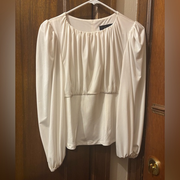 La Femme En Noir Tops - La Femme en Noir Ivory Salem Blouse
